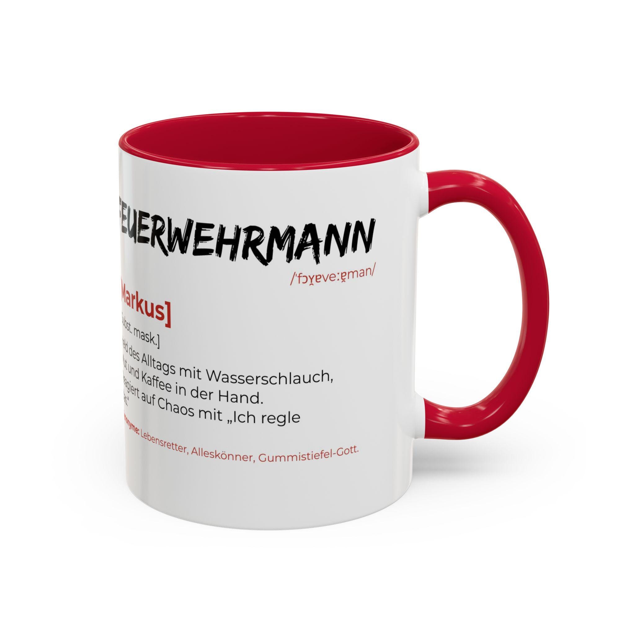 Feuerwehrmann Tasse – Lustige Definition – Bild 7