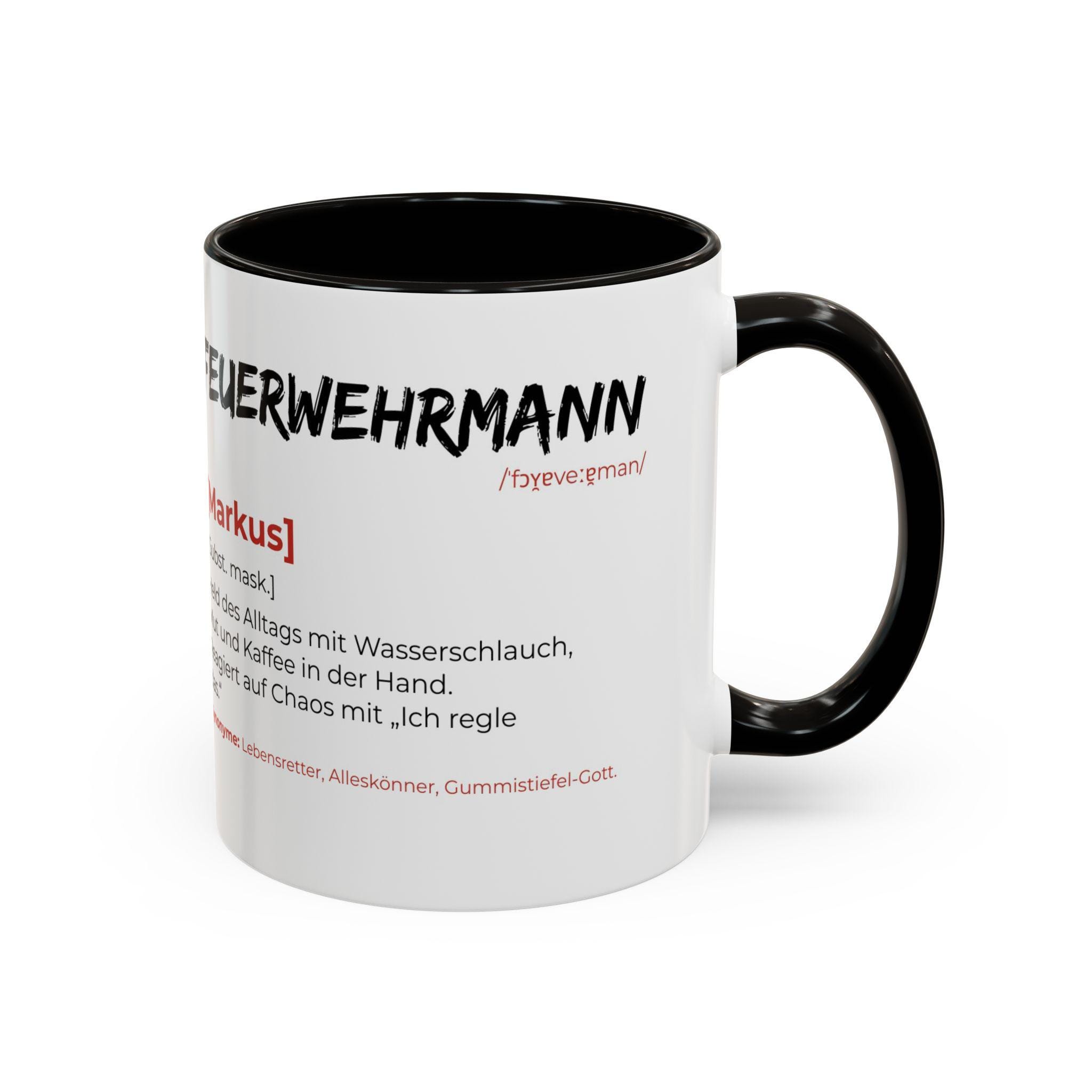 Feuerwehrmann Tasse – Lustige Definition – Bild 9