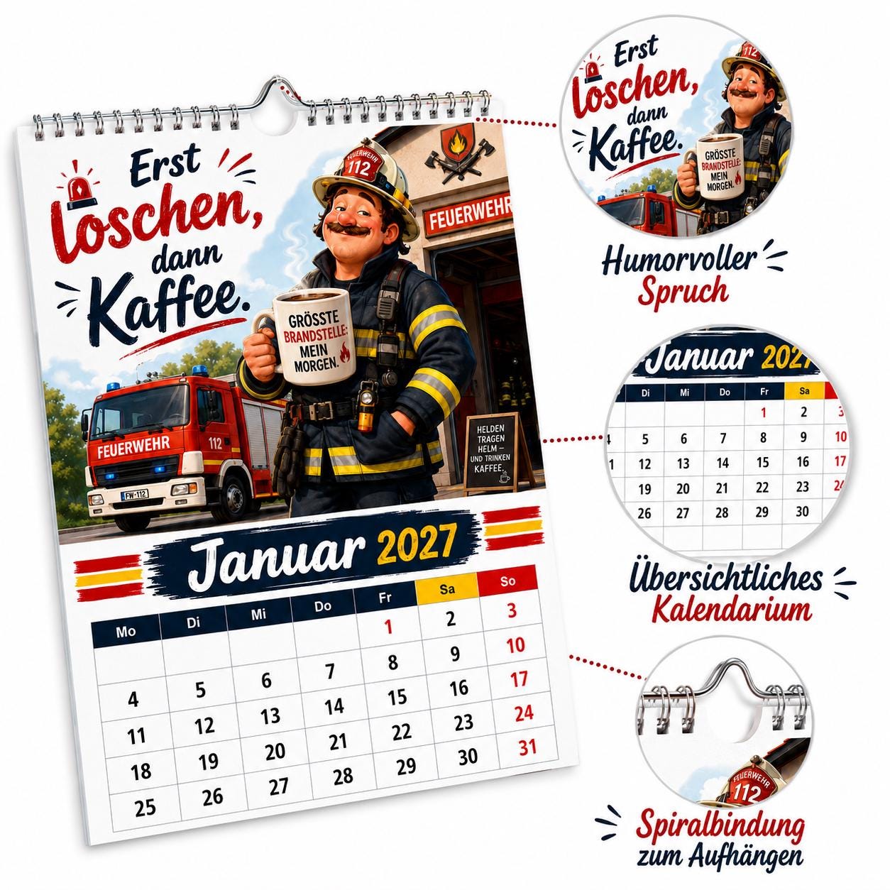 Feuerwehr Kalender 2027 – Bild 3