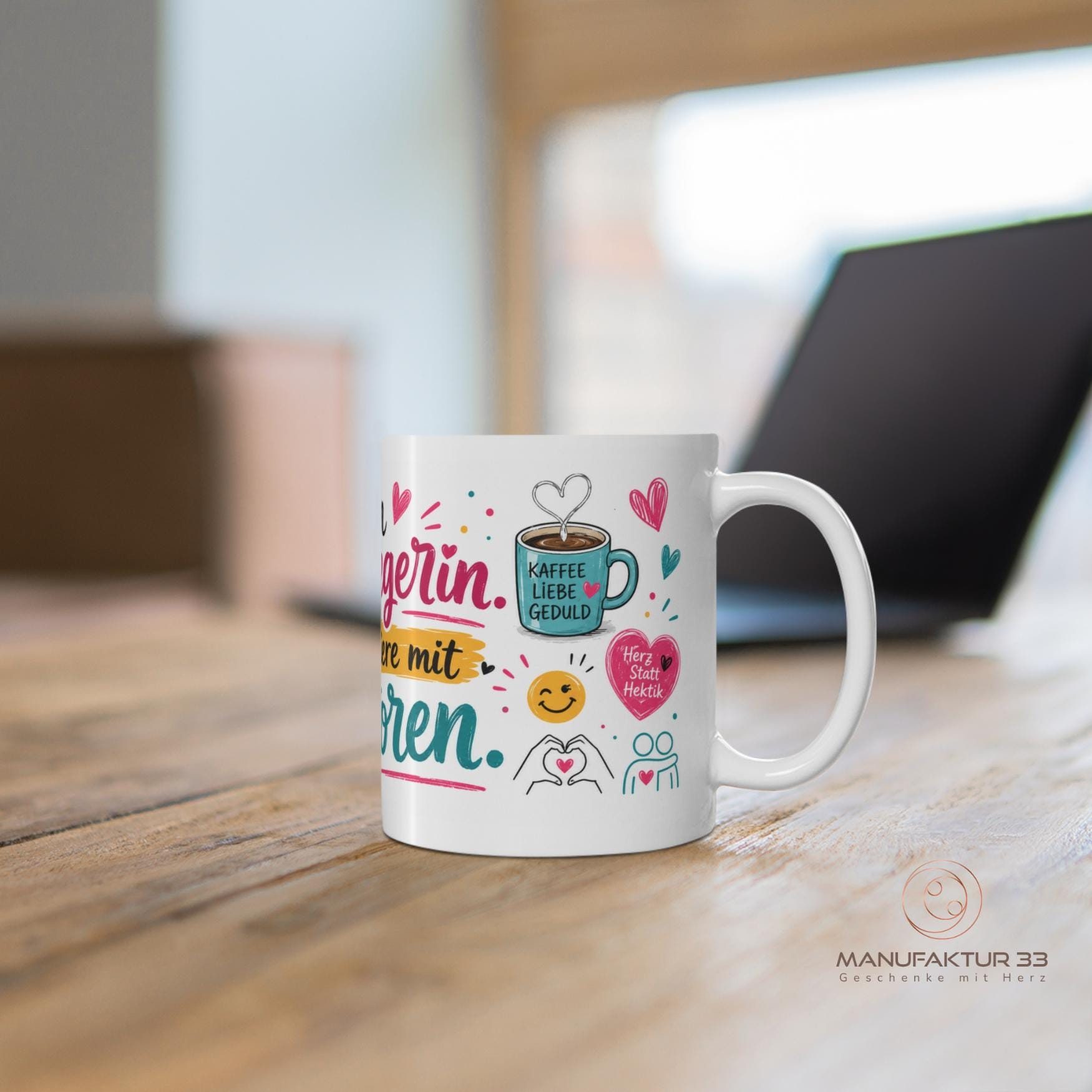 Tasse Altenpflegerin mit Rollator Spruch – Bild 6