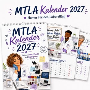 MTLA Kalender 2027 – lustiger Laborkalender