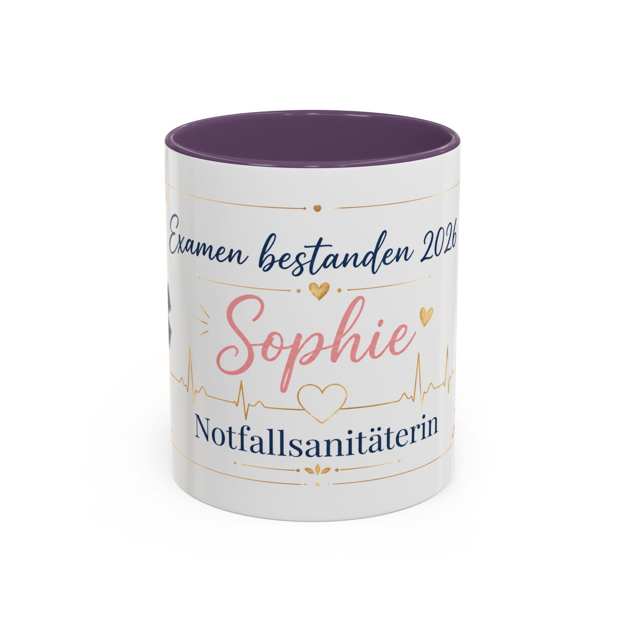 Personalisierte Notfallsanitäterin Tasse Examen bestanden 2026 – Bild 8